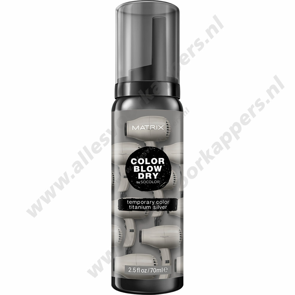Color blow dry temp color mousse 70ml titanium silver