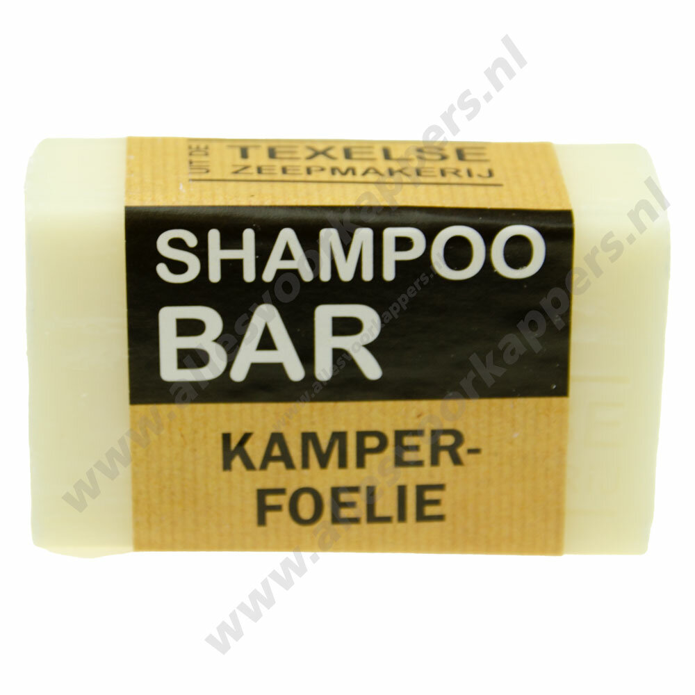 Texelse shampoo bar 110g kamperfoelie