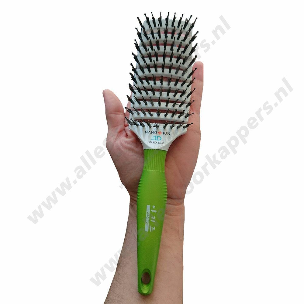 Akitz 3d haar borstel groen