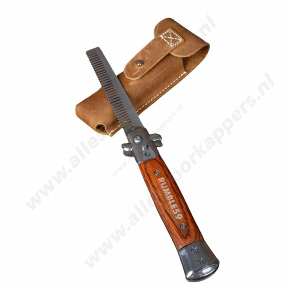 Butterfly kam met leren tas