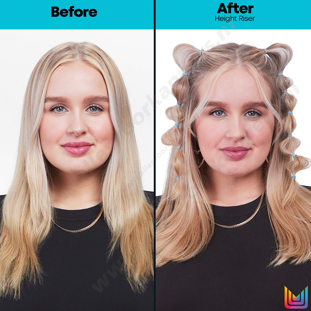 Height riser volume powder