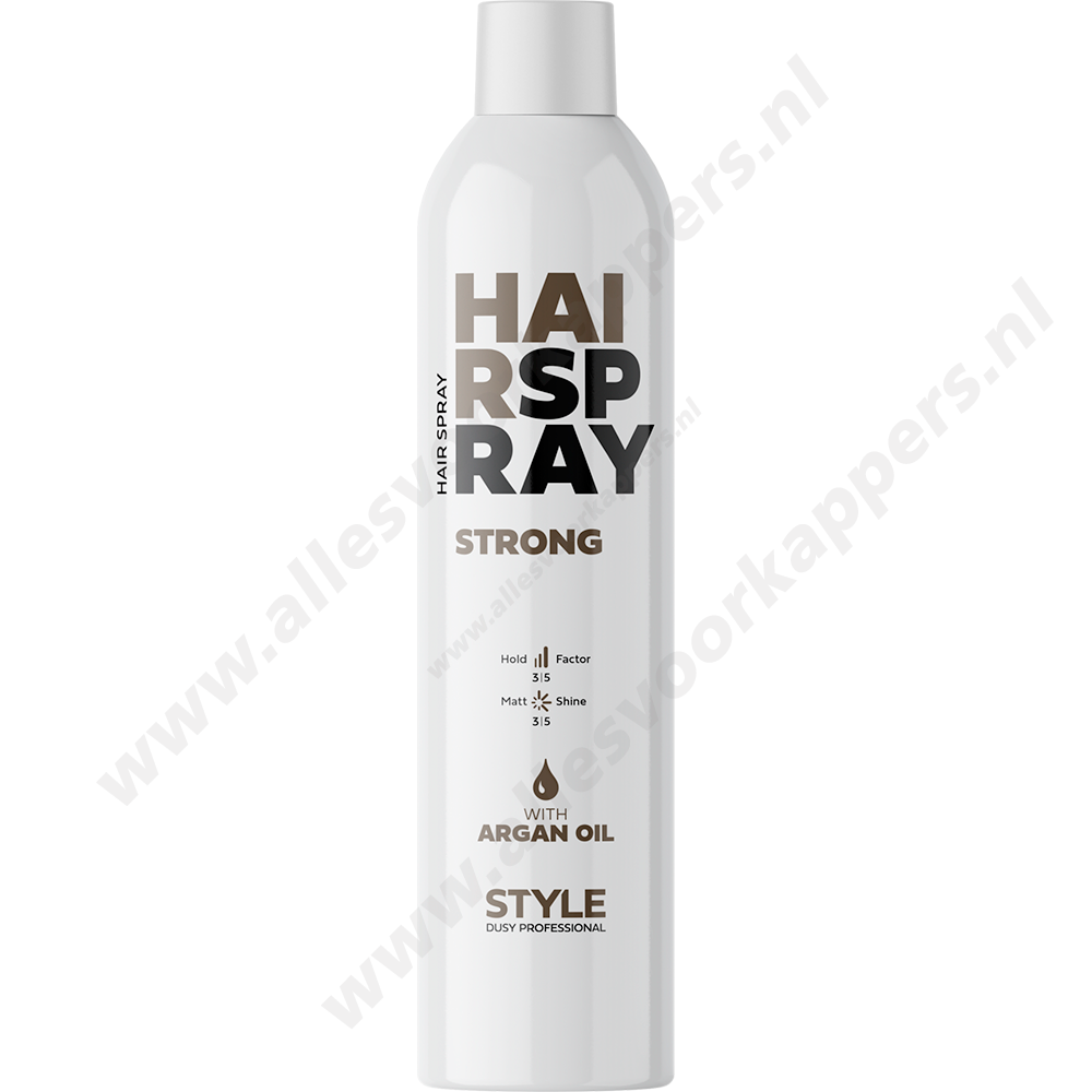 Dusy hairspray met argan olie strong 400ml