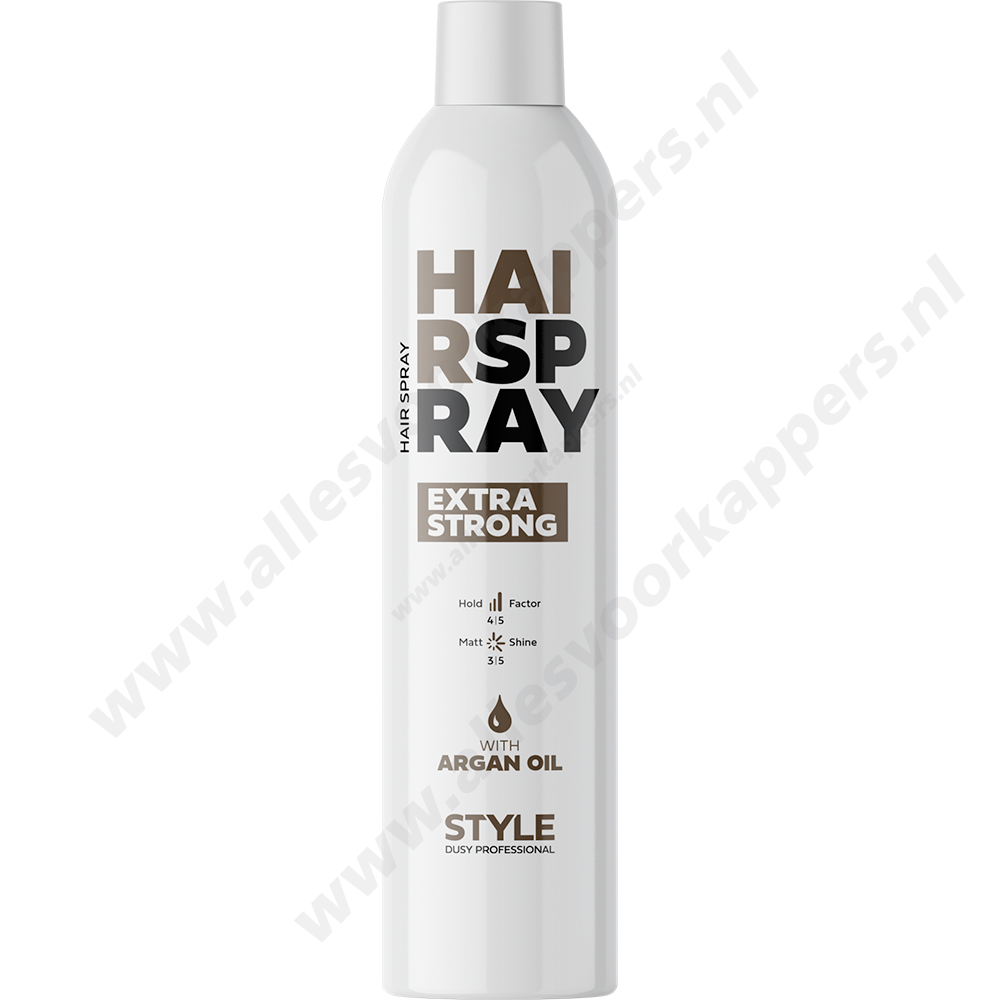 Dusy hairspray met argan olie extra strong 400ml