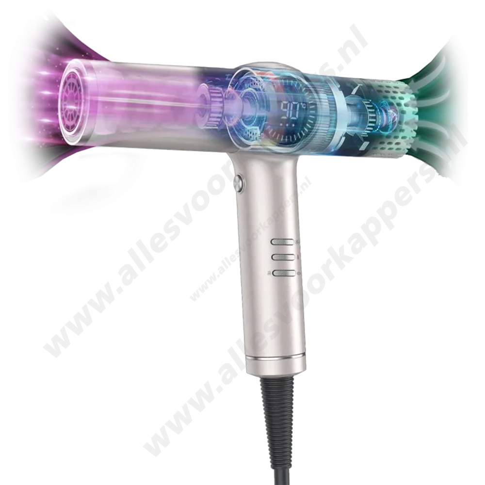 Digitale f&ouml;hn Lumyna met gratis airwrap