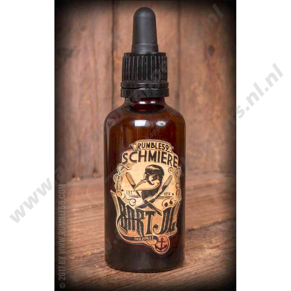 Rumble 59 baardolie 50ml hout
