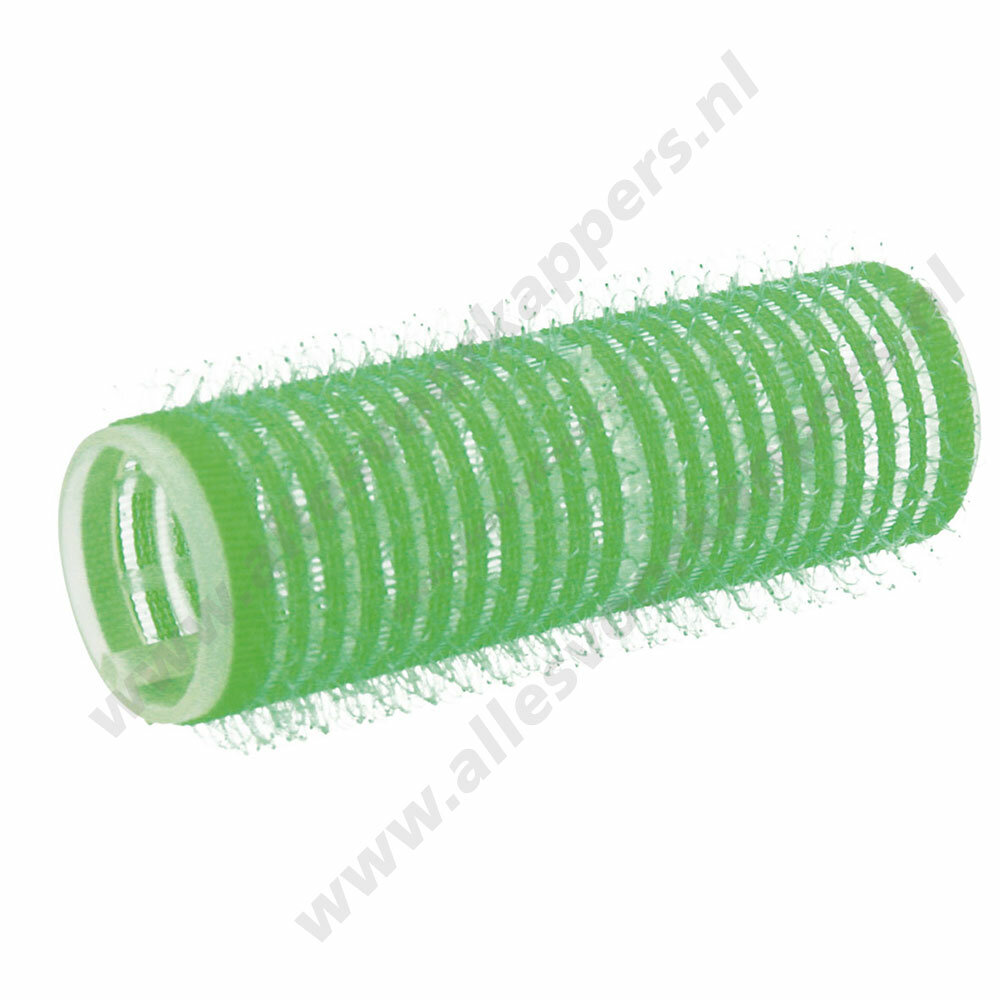 Kleefrollers groen 21mm 12 stuks
