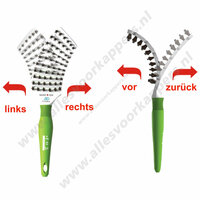 Akitz 3d haar borstel groen