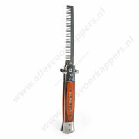 Butterfly kam met leren tas