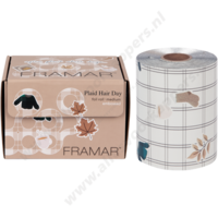 Framar embossed folie 97.5m plaid hair day