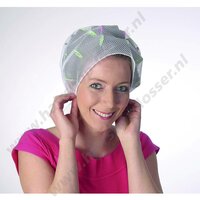 Haarnet driekant roze