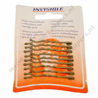 Invisible schuifspeldjes kort blond