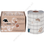 Framar embossed folie 97.5m plaid hair day