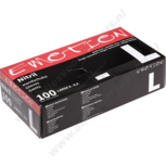 Nitril handschoenen zwart poedervrij 100 stuks maat L