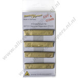 Cut &amp; comb reserve mesjes 4 stuks