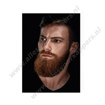 Beard brush styling 200