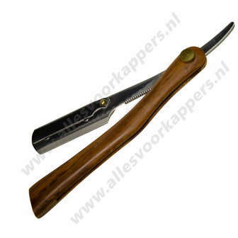 Dr. Sha houten straight razor instelbaar