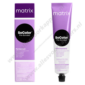 Matrix so color beauty pre bonded  509Na extra cover zeer lichtblond natuur as