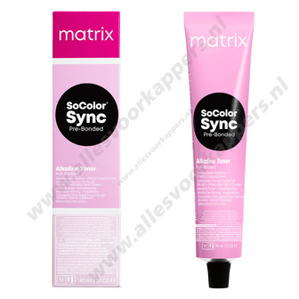 Matrix color sync 90ml 6RC+ donkerblond rood koper +