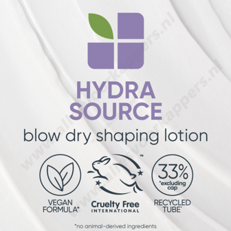 Biolage Hydra source blow dry lotion 150ml