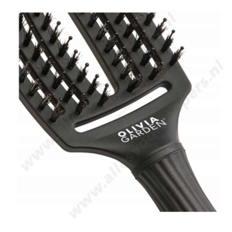 Olivia garden finger brush black