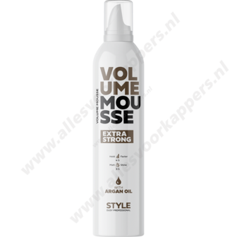 Dusy volume mousse extra strong met argan 400ml