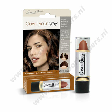 Cover your grey stick medium brown