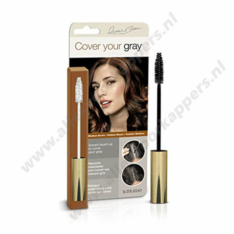 Cover your grey brush dark brown