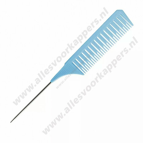 Weave comb for highlights light blue