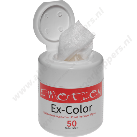 Ex color kleur verwijder doekjes 50 stuks