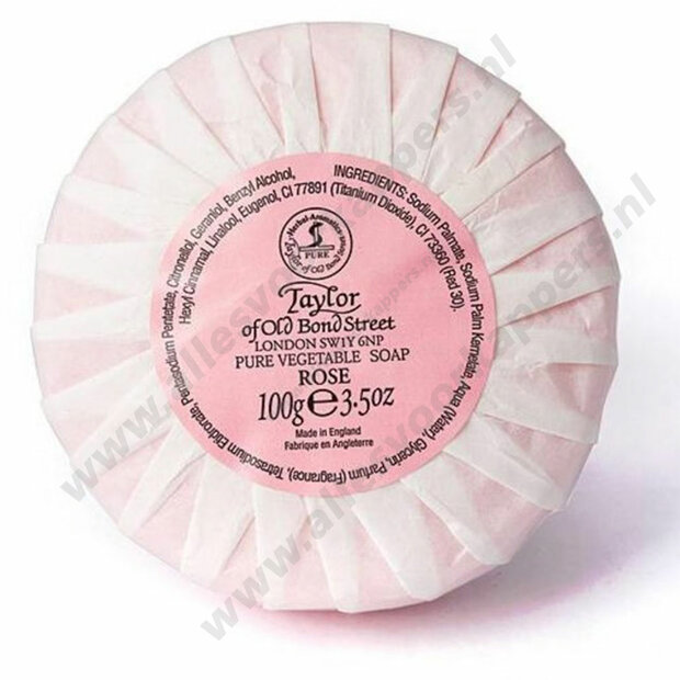 Taylor of old Bond street scheerzeep 100gr rose