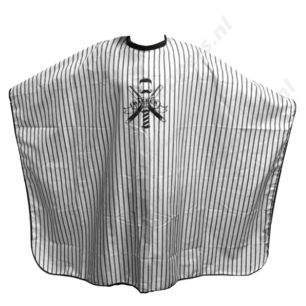 Barber kapmantel XL met drukknoop