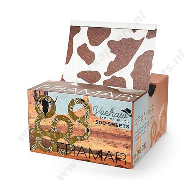 Framar embossed folie 500 sheets 5x11 yeehaw