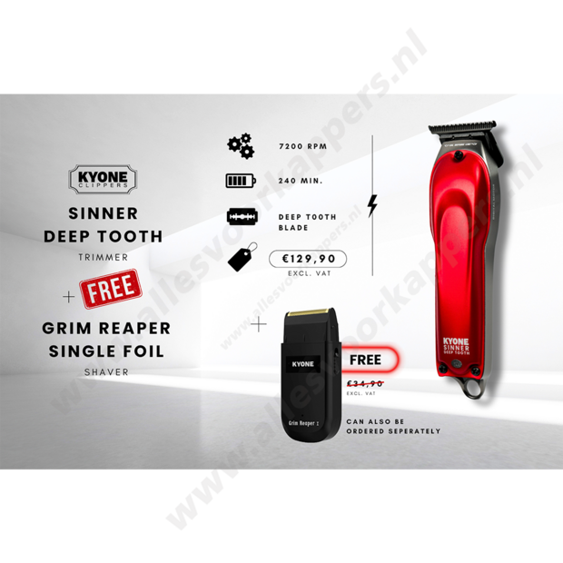 Sinner trimmer aktie met grim reaper 1