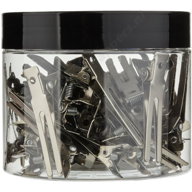 Metal clip no.6 2 legged 50 stuks