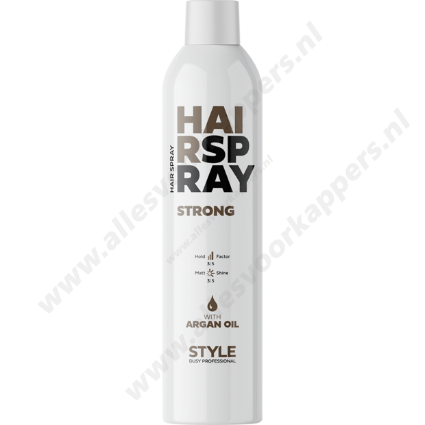 Dusy hairspray met argan olie strong 400ml