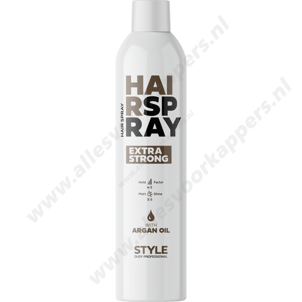 Dusy hairspray met argan olie extra strong 400ml
