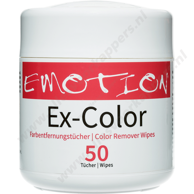 Ex color kleur verwijder doekjes 50 stuks