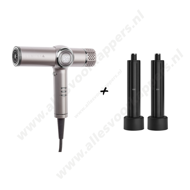 Digitale f&ouml;hn Lumyna met gratis airwrap