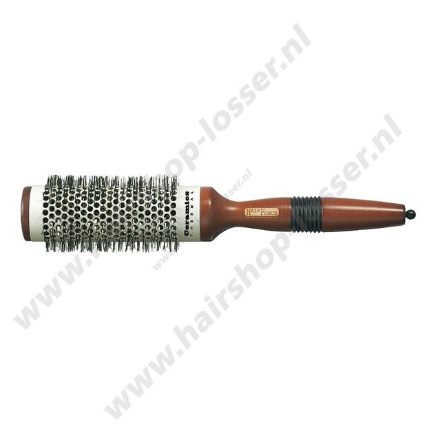 Ceramische f&ouml;hnvorstel met rozenhouten handvat 38/56mm