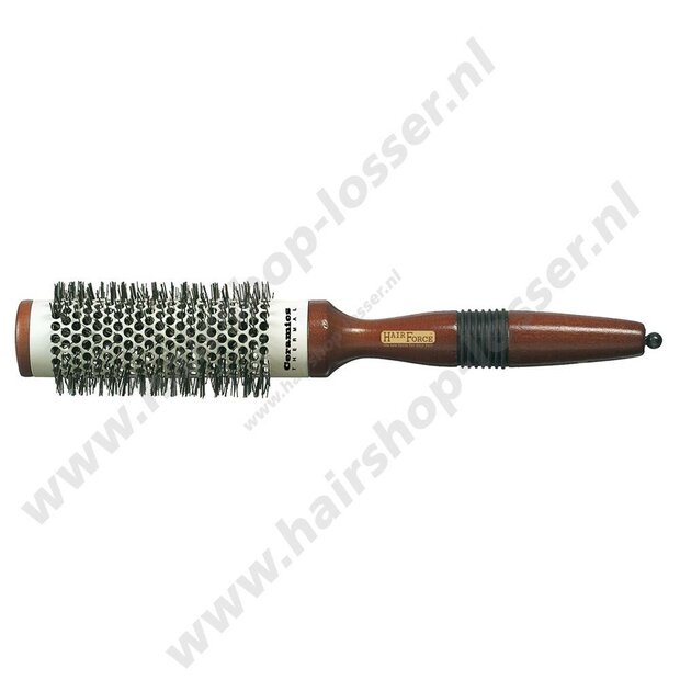 Ceramische f&ouml;hnvorstel met rozenhouten handvat 33/51mm