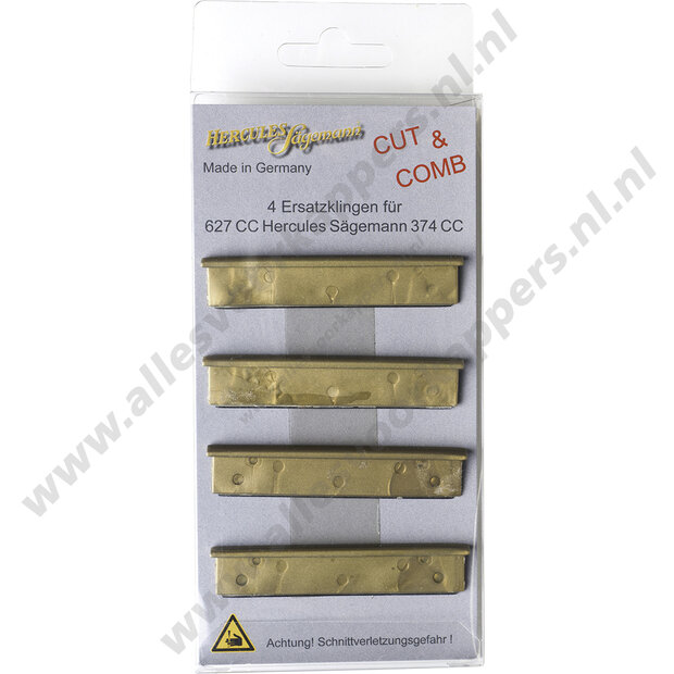 Cut &amp; comb reserve mesjes 4 stuks