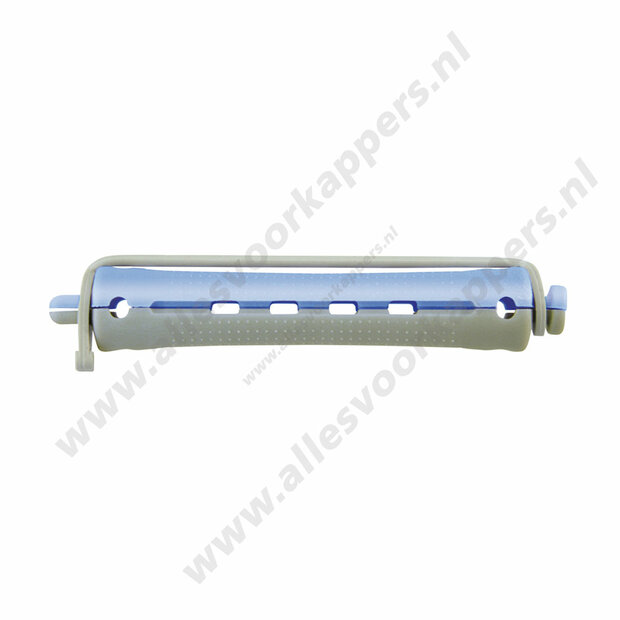Permanent rollers 13mm blauw grijs kort