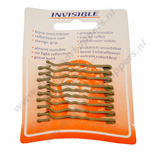 Invisible schuifspeldjes kort blond