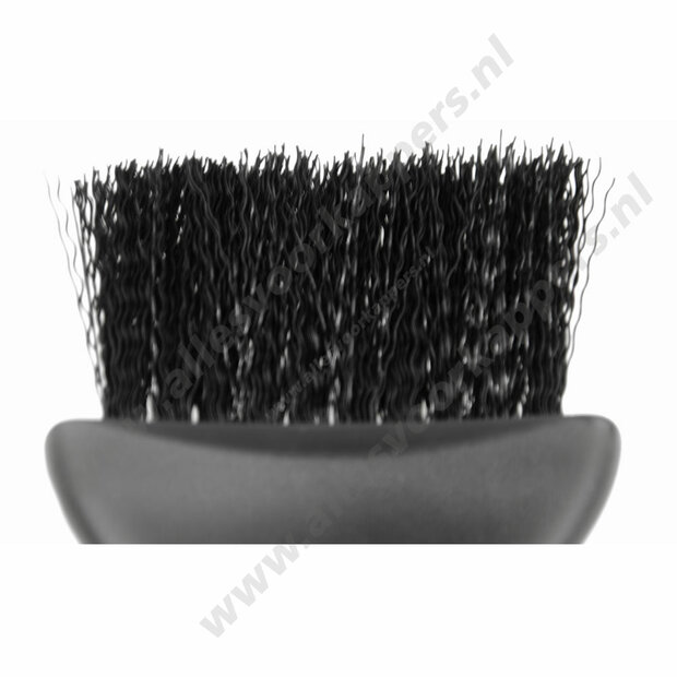 Verfkwast gekrulde haren zwart